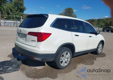 2018 Honda Pilot Lx from USA, damaged, VIN 5FNYF6H18JB052738